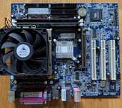 Płyta główna AGP GA-8VM533M-RZ (s478) + Cel. D 2,60 GHz + 512 MB