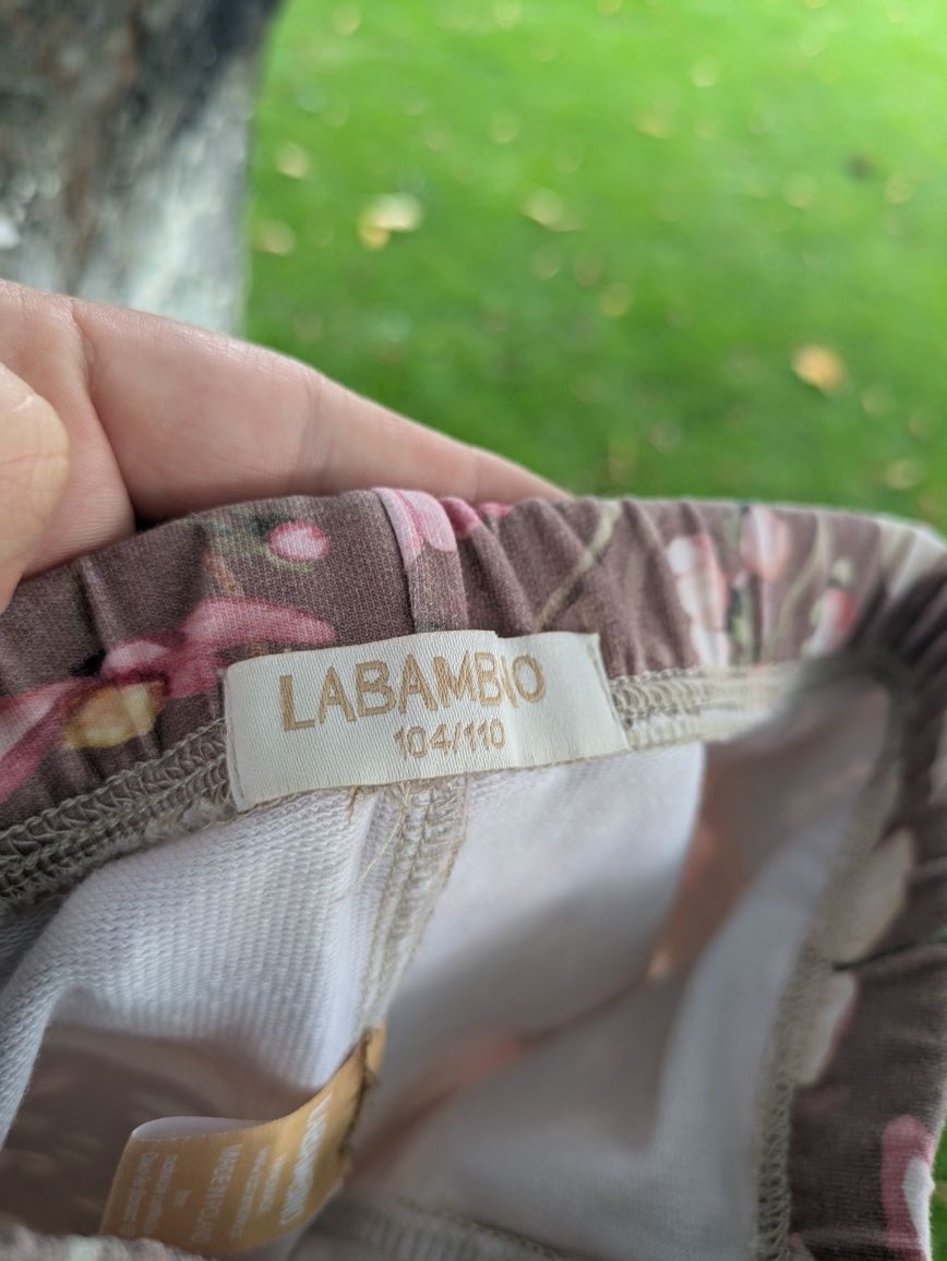 Legginsy azalia brąz La bambino handmade 104/110