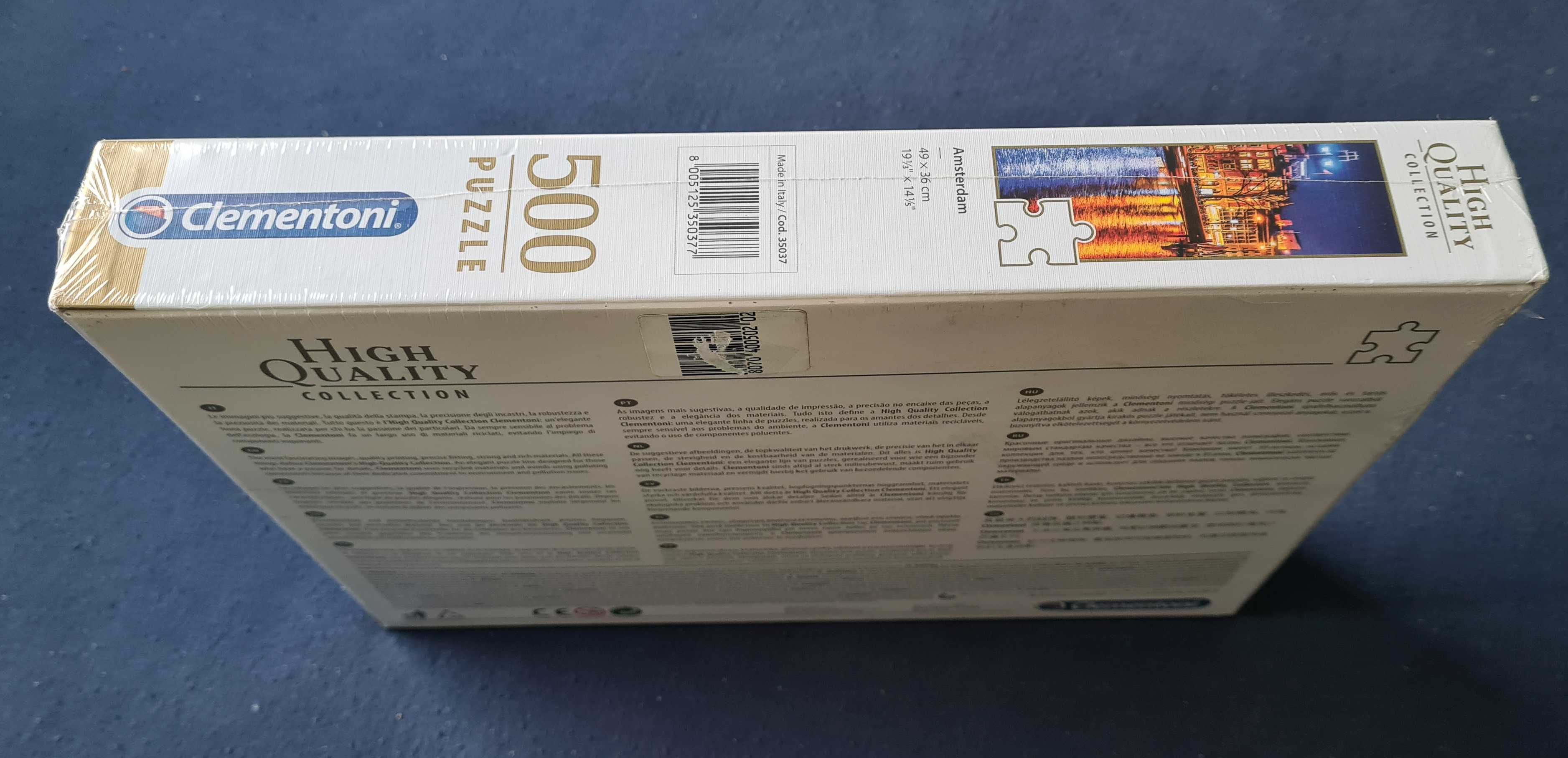 Puzzle Clementoni 500 Amsterdam - NOWE!