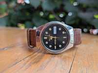 Zegarek SEIKO 5 VINTAGE automatyczny sprawny, pasek.