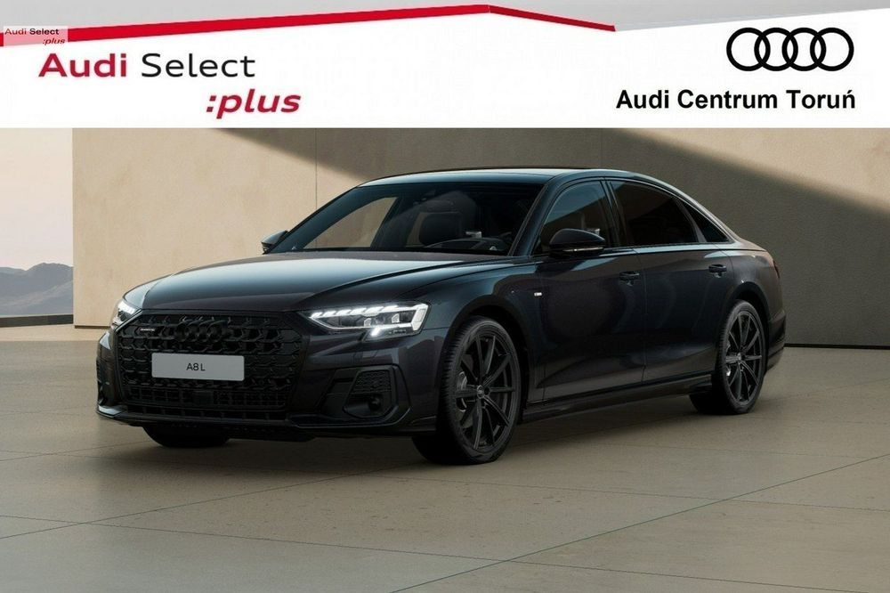 Audi A8 Lang_SkrętnaOś_HeadUp_Webasto_Masaże_Wentylacja_B&O advan._Panorama_