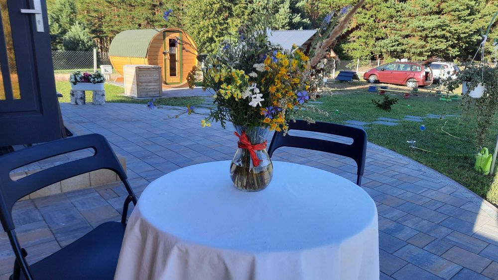 Domek do wynajęcia z sauną i z kominkiem I tyrolką