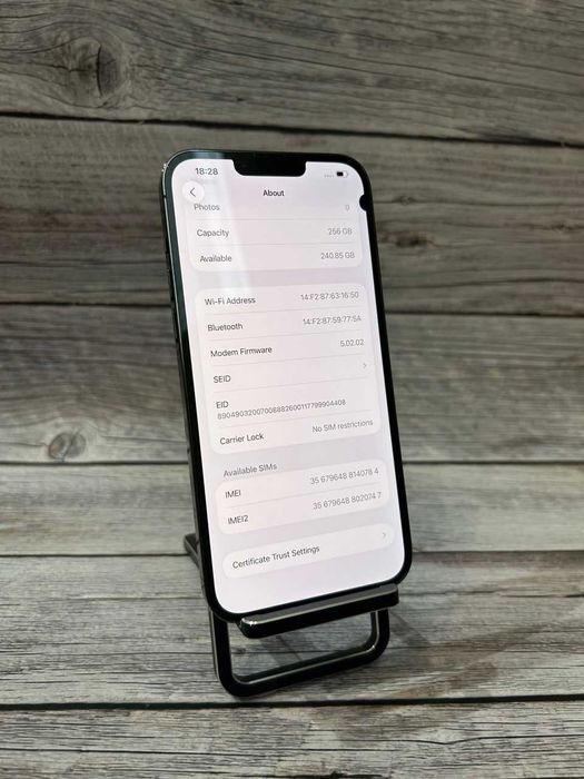 IPhone 13  pro max grafite 256gb!!! NEVERLOCK!З США!! 91%Є дефект