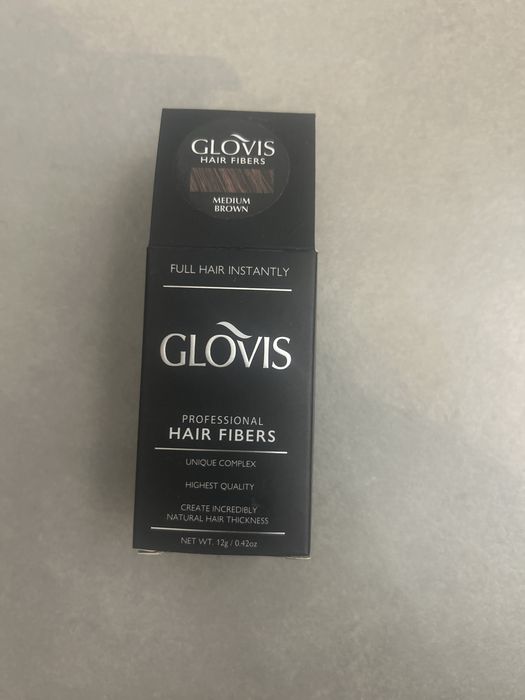 Glovis  hair fibers mikrowłókna do włosów medium brown 12g