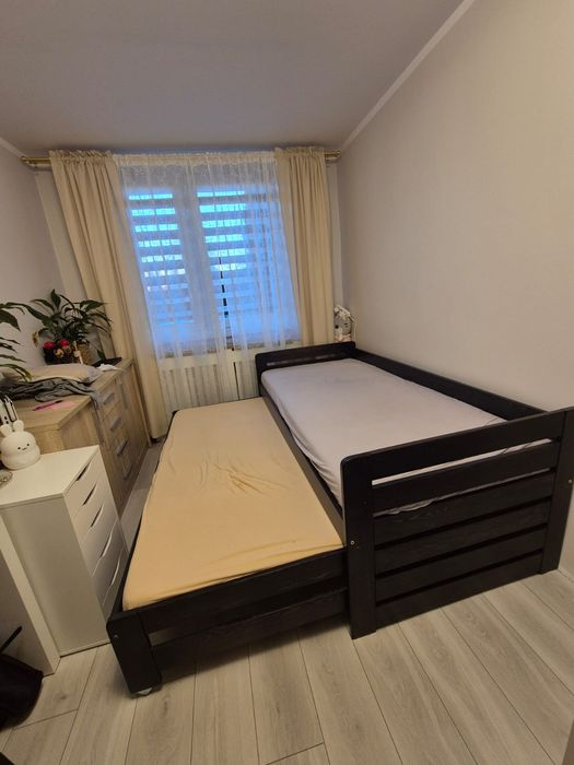 Łóżko podwójne z szufladami