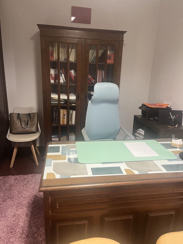 Secretaria madeira macica