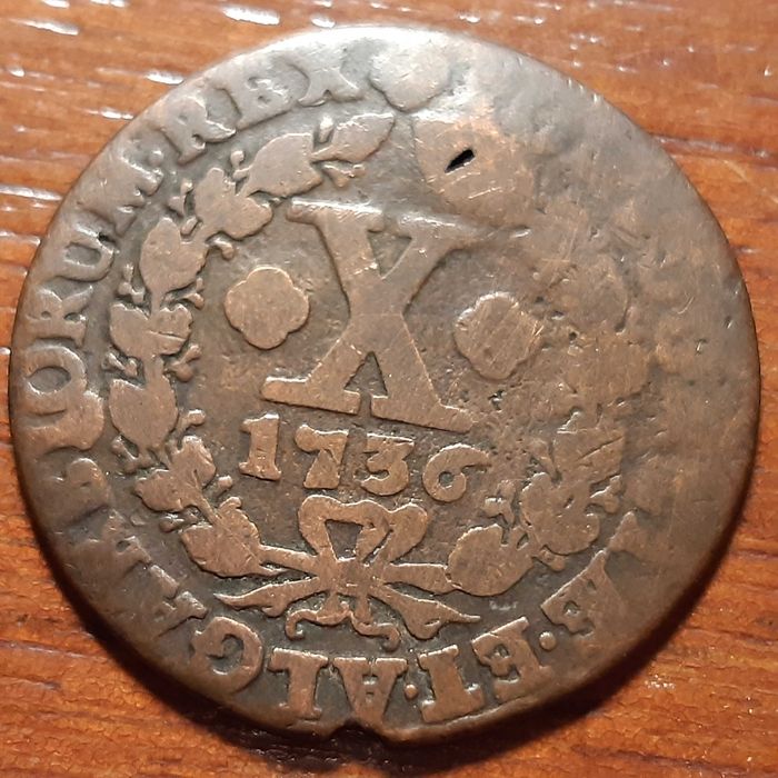 10 Reis 1736 D João V