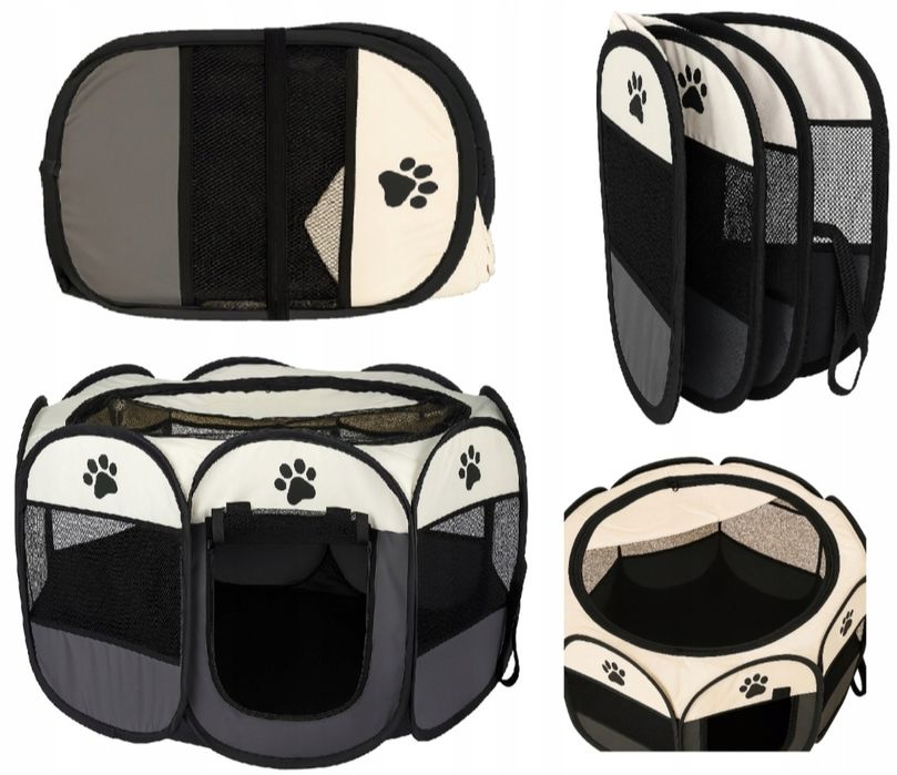 Składany kojec dla psa kota legowisko kojec dla psa lub kota