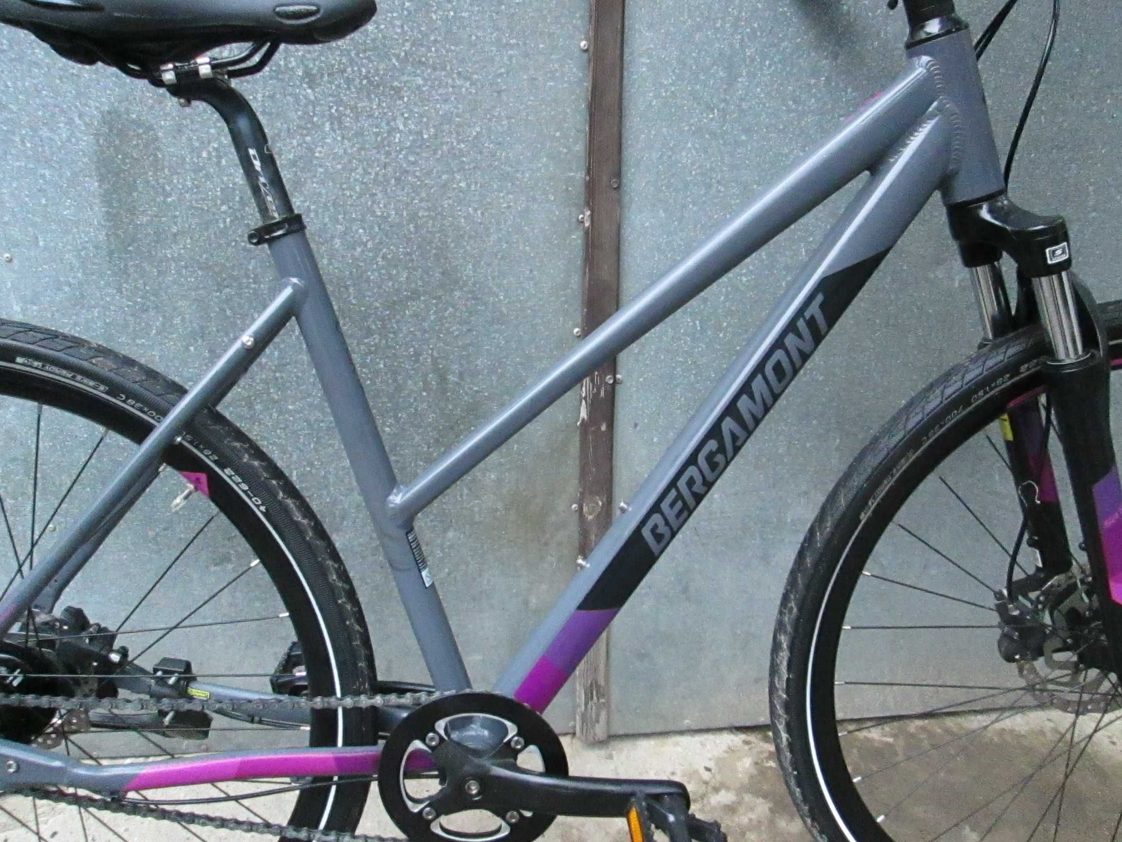 Fajny rower crossowy typu damka Bergamont N8, hydraulika Shimano NEXUS