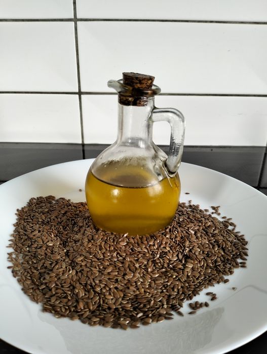 Olej lniany tłoczony na zimno