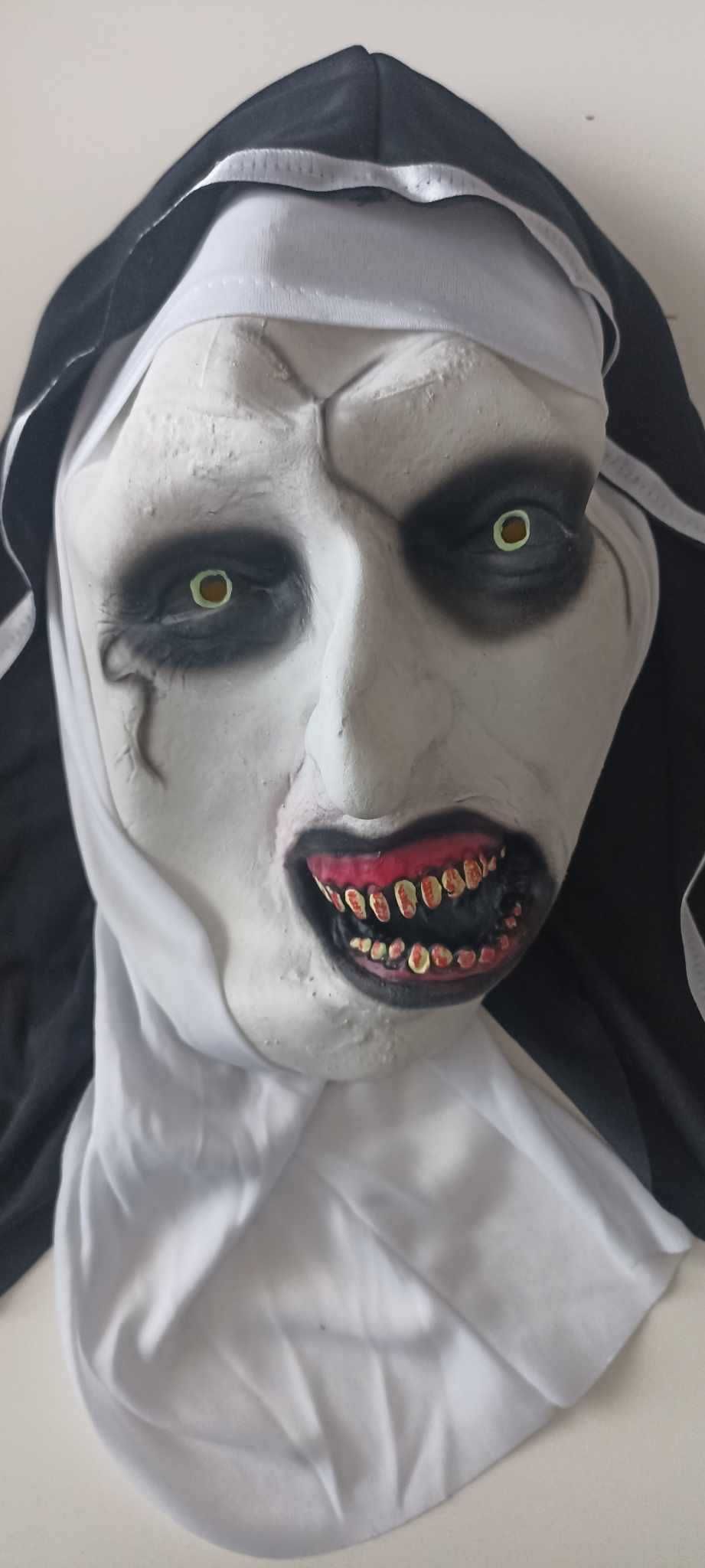 Maska Halloween ZAKONNICA / THE NUN - wysyłka jeszcze w dniu zakupu!