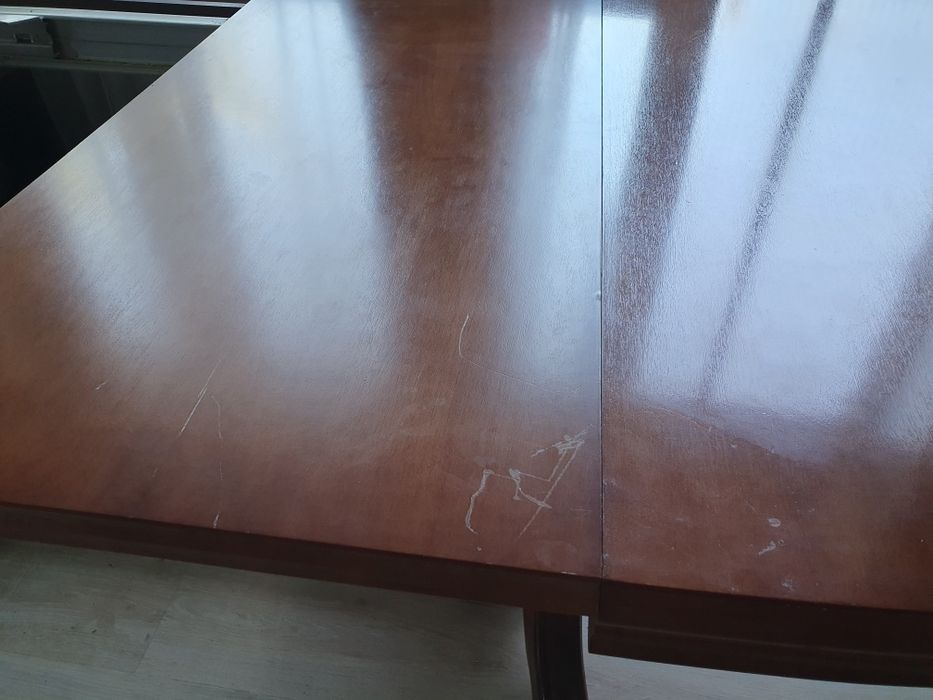 Stół duży 6-12 osób, rozsuwany (170-270 cm) lakierowany, jadalnia