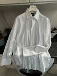 Camisa de fato com punhos duplos