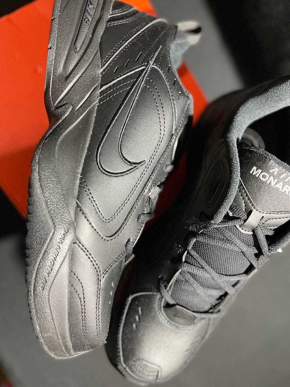кроссовки Nike Air Monarch IV оригинал чёрные