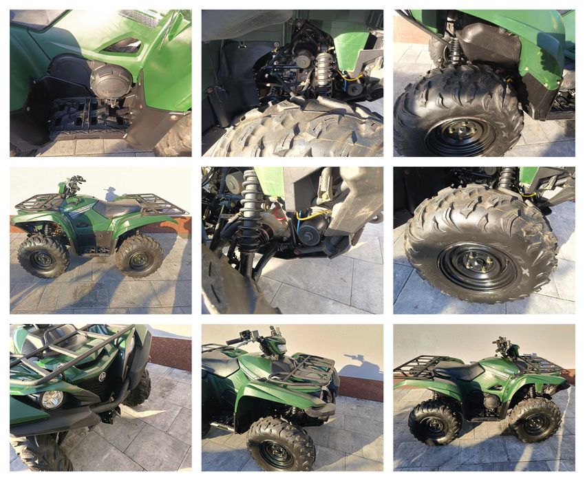 Yamaha YFM 700 Grizzly, 2016 r. 8245 km, transport, raty!