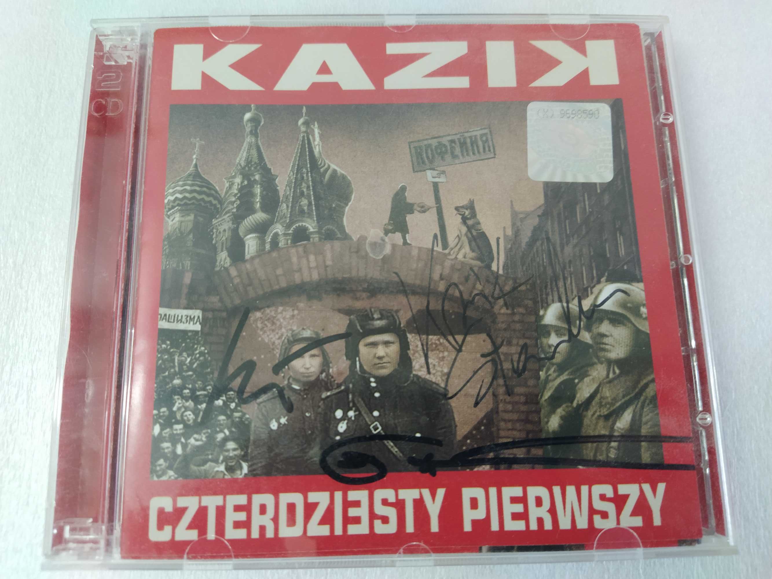 Kazik - Czterdziesty Pierwszy kult AUTOGRAFY Deriglasoff Staszewski