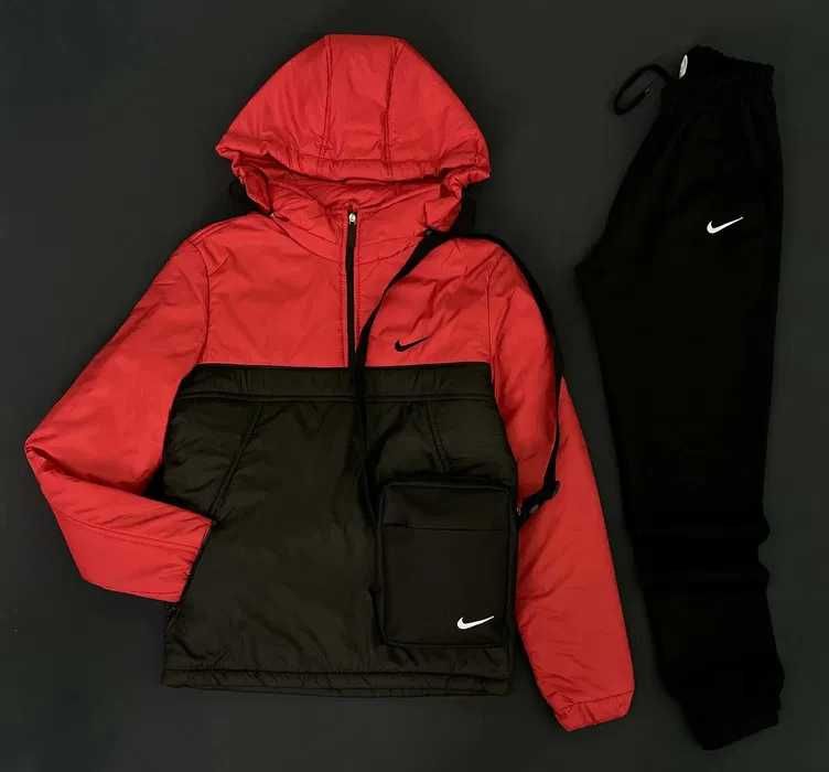 Костюм мужской Nike анорак штаны сумка теплый осенний зимний найк