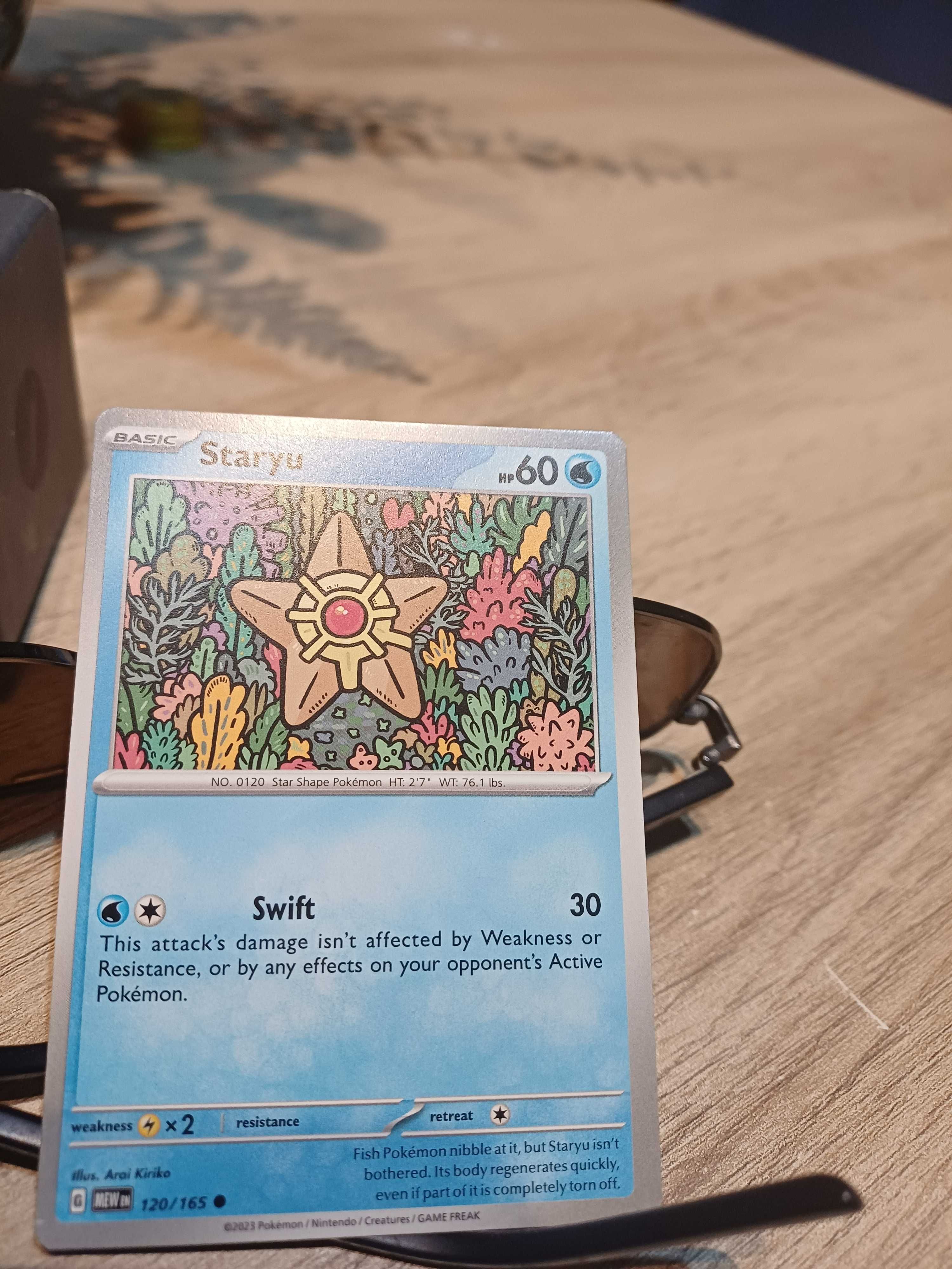 Carta Pokémon Staryu #120