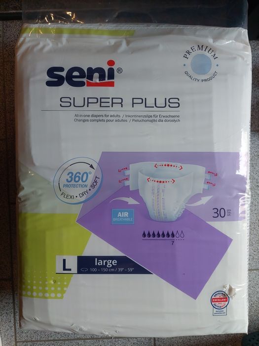 Seni Super plus 30 sztuk (nowe, nieotwarte) + 4 gratis
