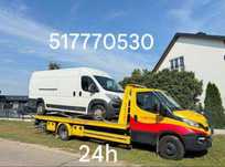 Laweta Białystok BUSY24H/7 TANIO Pomoc Drogowa S8 auto holowanie Busów