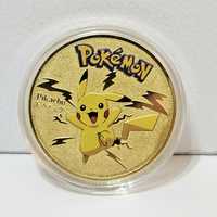 Pokemony. Pikachu moneta zabawka.