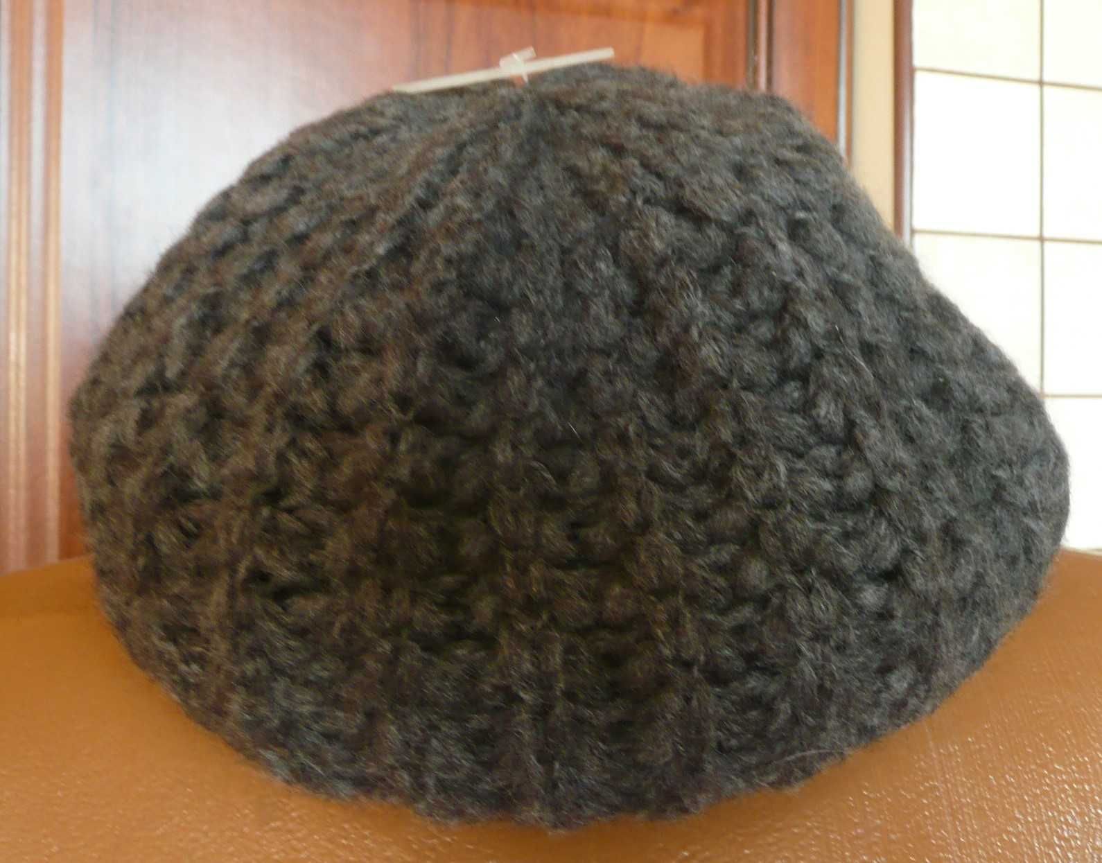 czapka dzianinowa beret