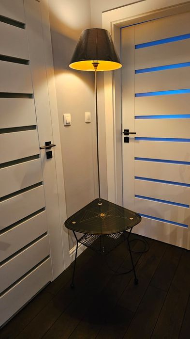 Lampa unikat gazetnik podłogowa UNIKAT PRL vintage