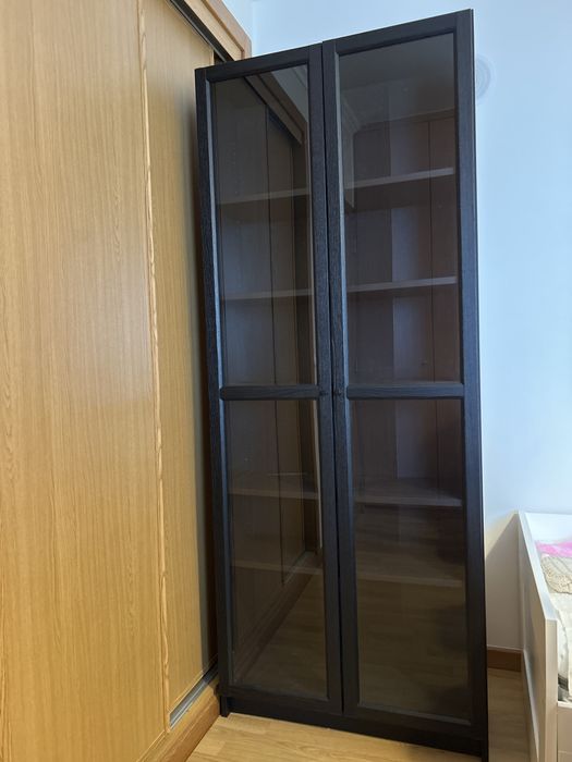 armário preto ikea