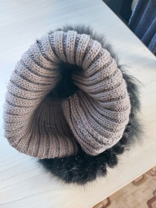 Норковая женская шапка