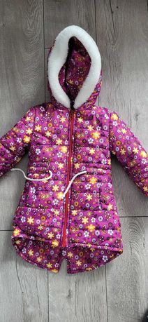 Зимова куртка на овчині для дівчинки (шили на замовлення та не носили)