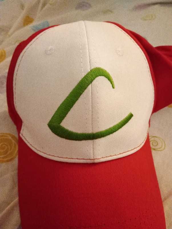 Chapéu / boné do Ash Ketchum