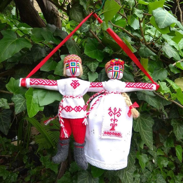 слов'янська  лялька мотанка  оберіг  -Нерозлучники