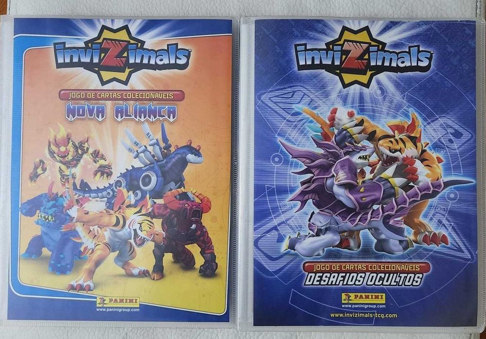 Coleções InviZimals Desafios Ocultos e Nova Aliança, cada 30 euros