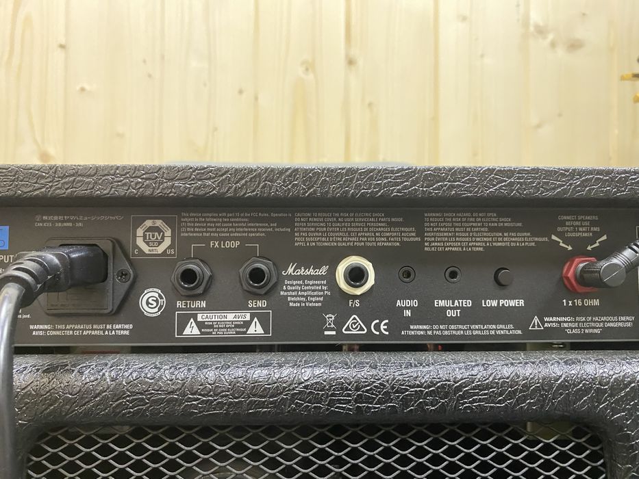 Ламповий Marshall DSL1 + футсвіч