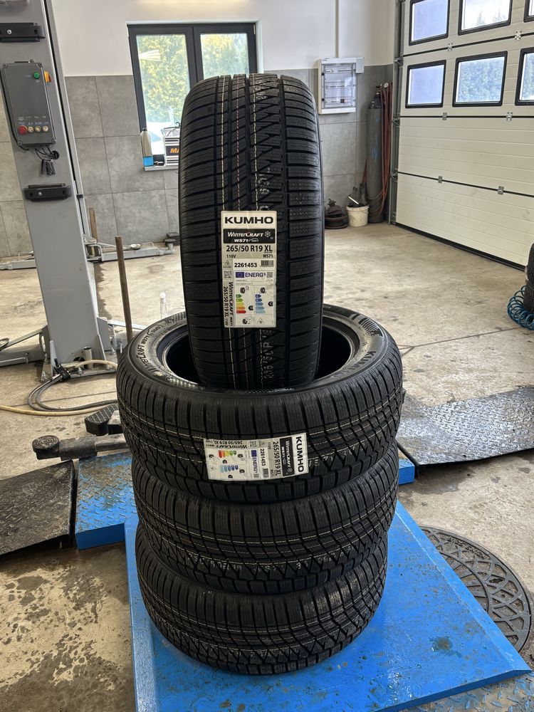 Opony zimowe 265/50r19 Kumho Ws71 SUV 2024 rok Q7 Tuareq Cayenne X5