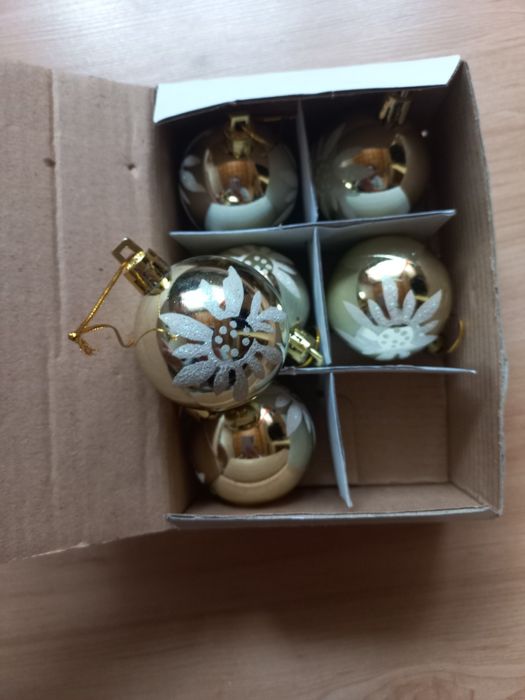 Bombki szklane 6szt