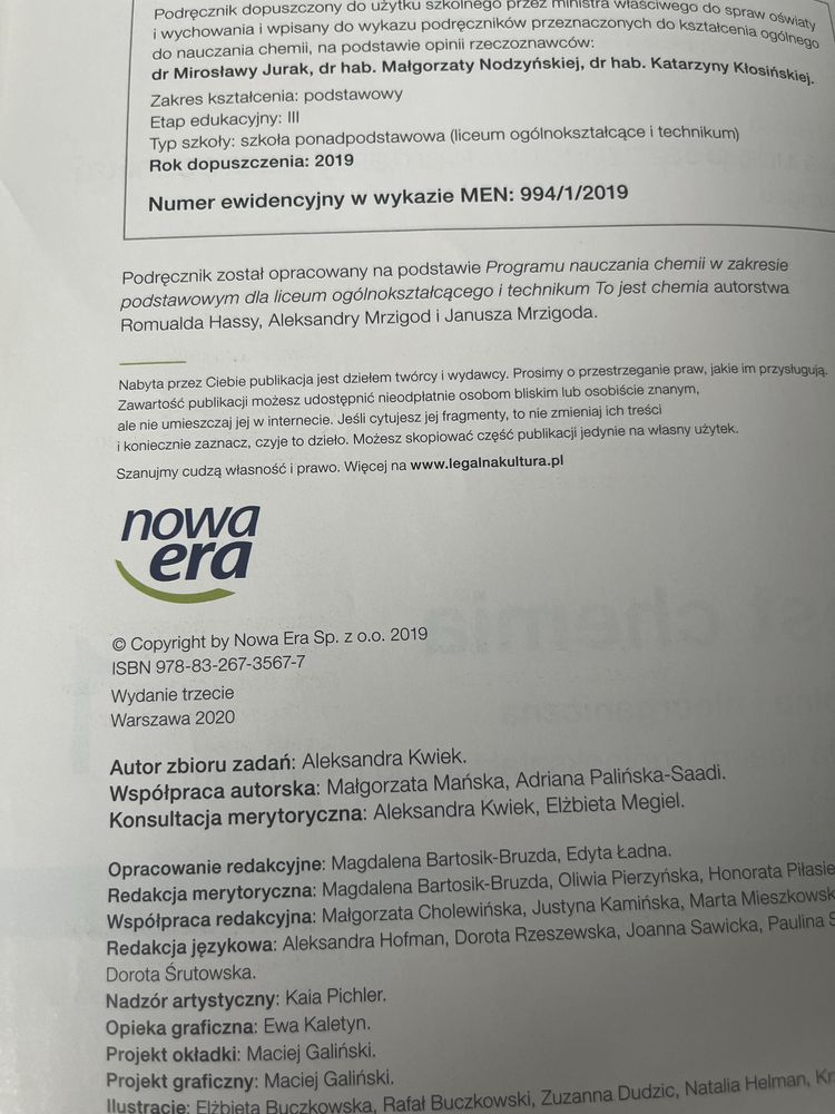 To jest chemia 1.Zakres podstawowy. + karty pracy