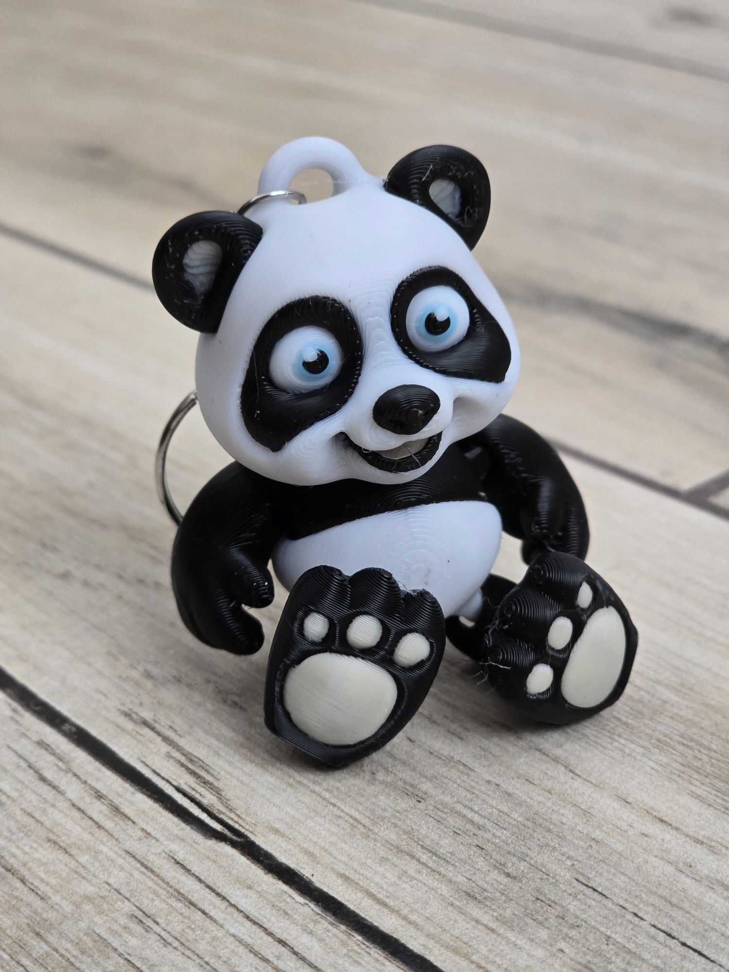 Brelok Panda 3D do Kluczy / Torebki - Druk3d Keychain fidget mixGadzet