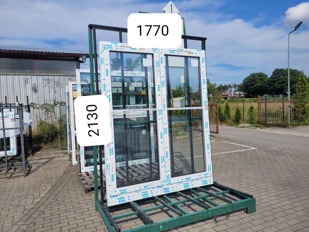 Okno NOWE VEKA SL82 Ciemnoszary Antracyt