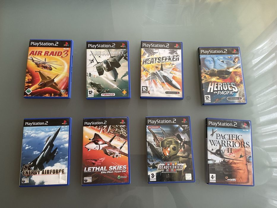 Lote Jogos aviacao ps2