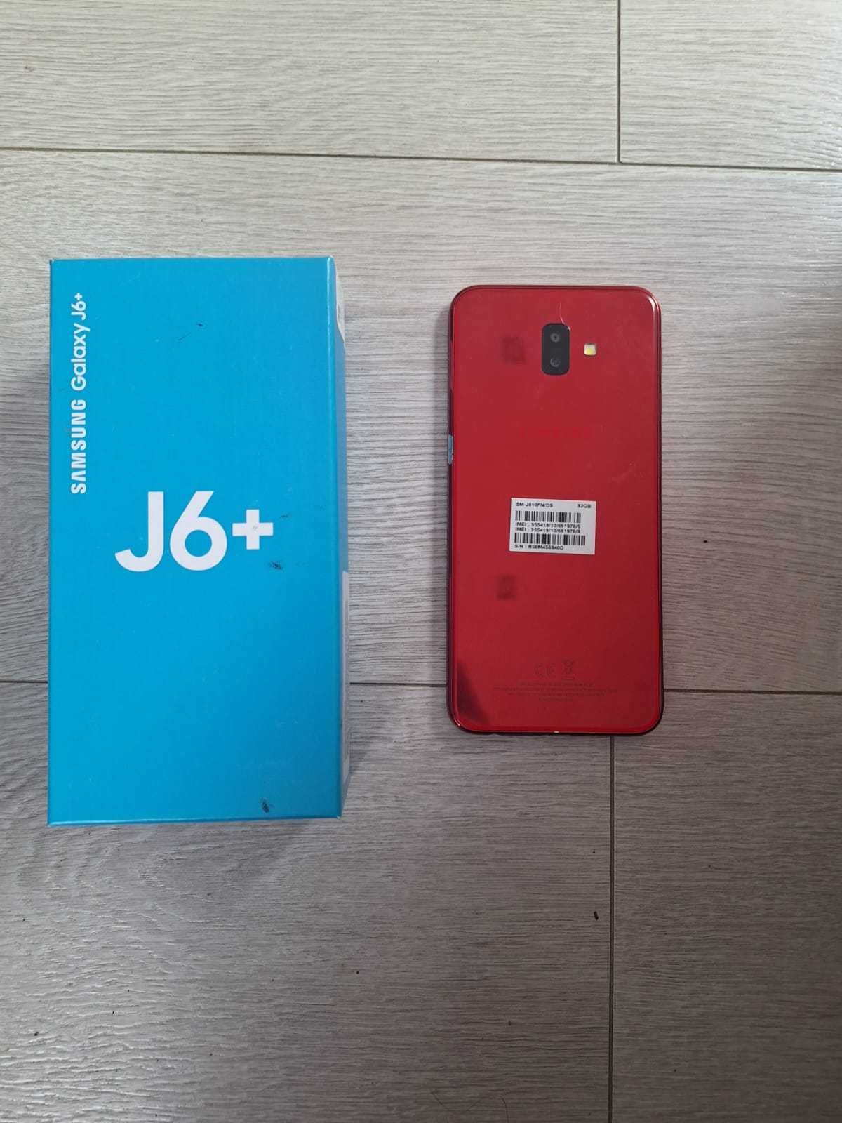 Samsung Galaxy J6+ czerwony zadbany