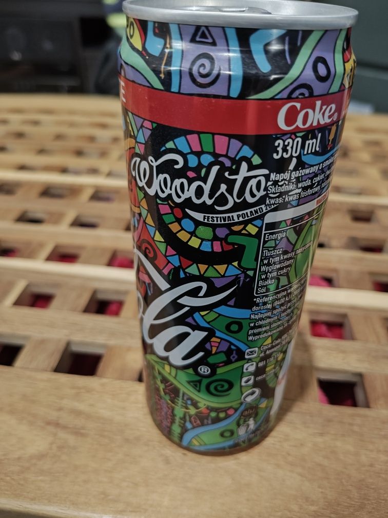 Puszka Coca Cola Woodstock 2017 zamknieta unikat
