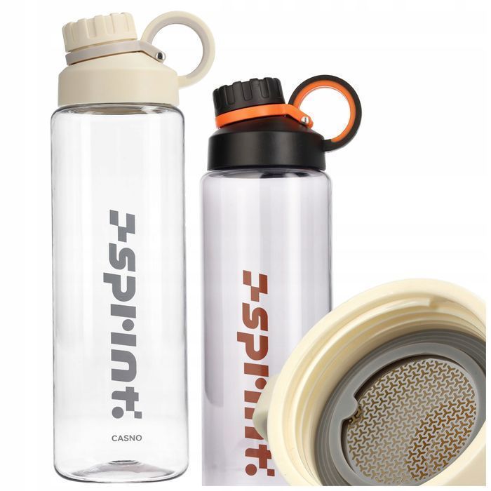 Butelka motywacyjna bidon wodę sportowa 1,5L siłownie BPA 1500ml