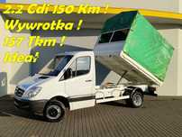 Mercedes-Benz Sprinter  Sprinter*2.2Cdi 150Km*157Tkm*Wywrotka*Plandeka*Skrzynia*Idealny Stan