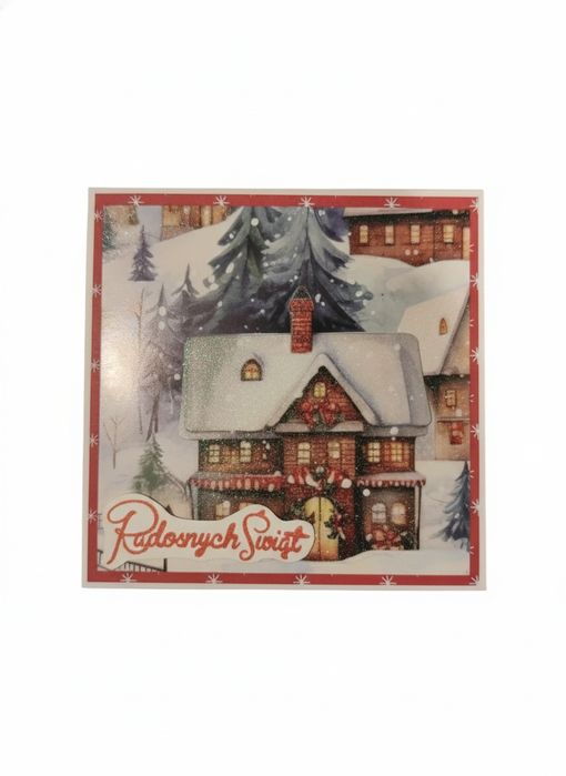 Kartka świąteczna z kieszonką na kartę podarunkową