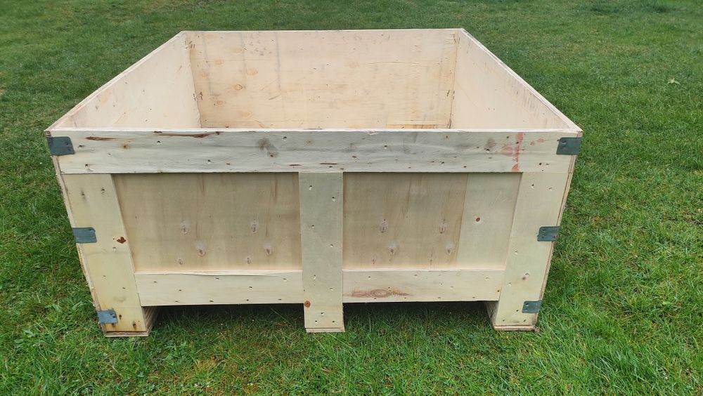 Skrzynia na paszę warzywniak kompostownik - sklejka 115x115