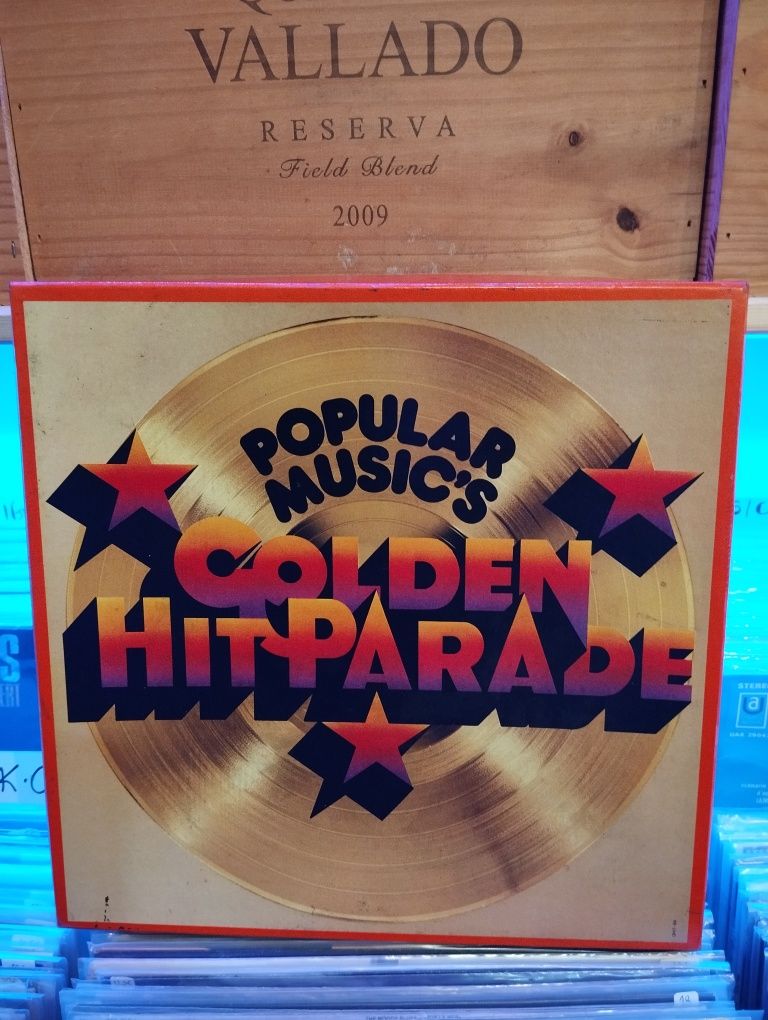 Caixa c/ 9 discos de vinil - Golden Hit Parade