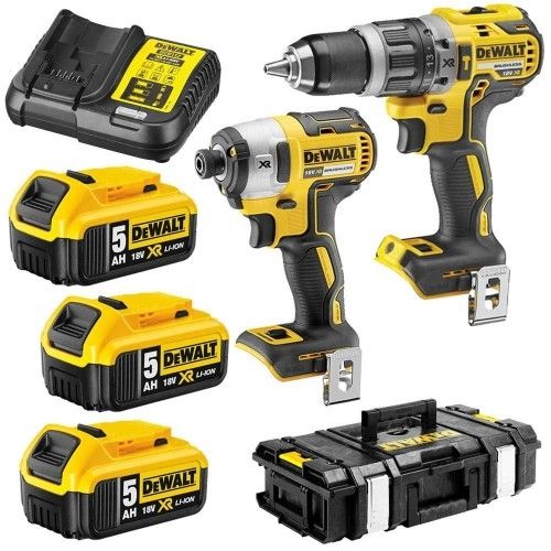 DeWalt zestaw zakrętarka udarowa + wiertarko wkrętarka DCD796+DCF887