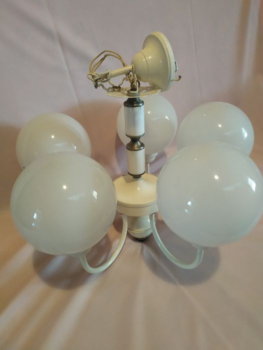 Komplet oświetlenie Żyrandol kule Lampa stojąca