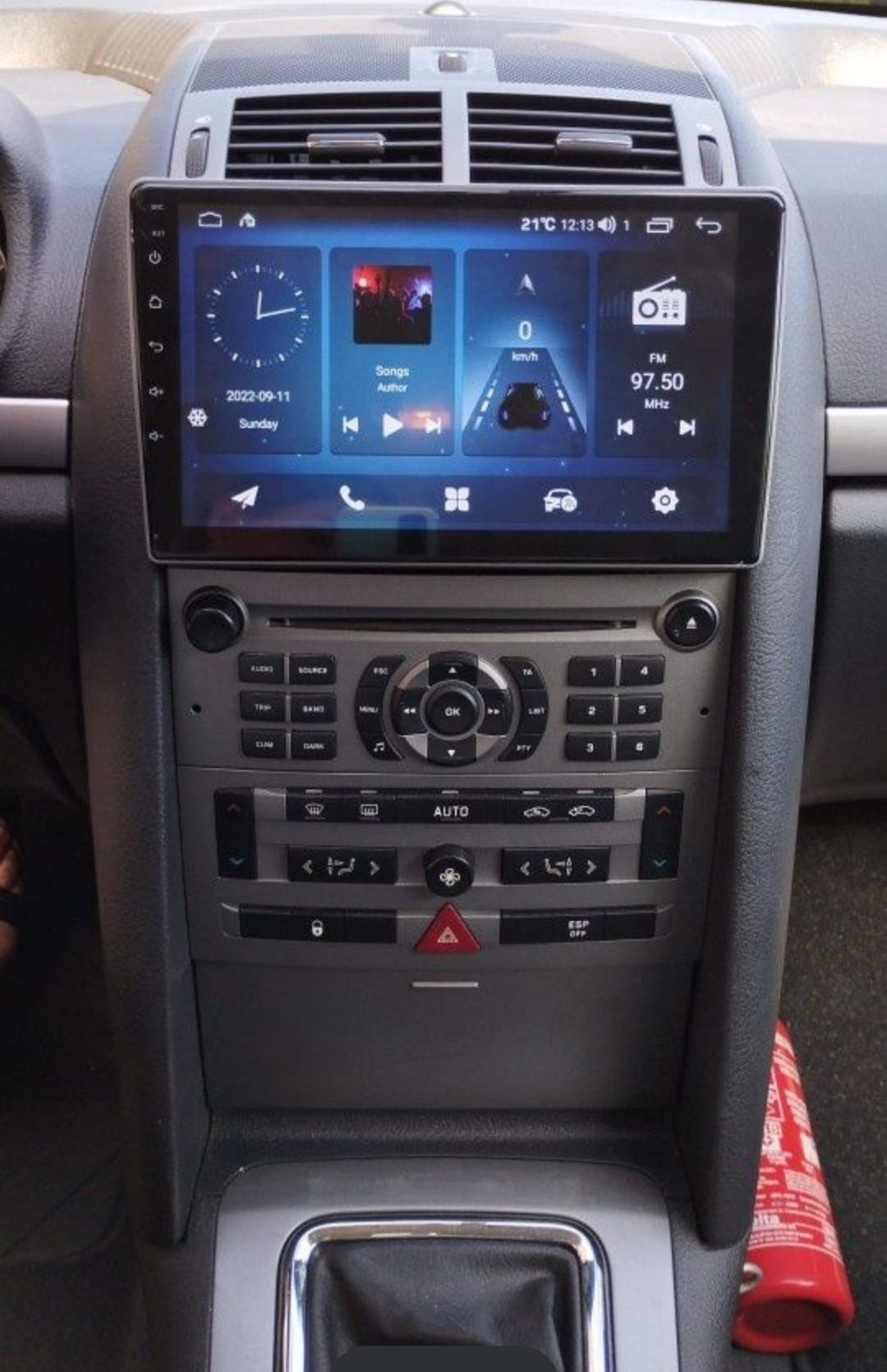 Peugeot 407 Android radia bluetooth YouTube wifi Gps